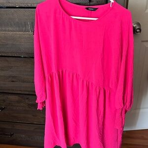 Pink Dainty Babydoll Dress